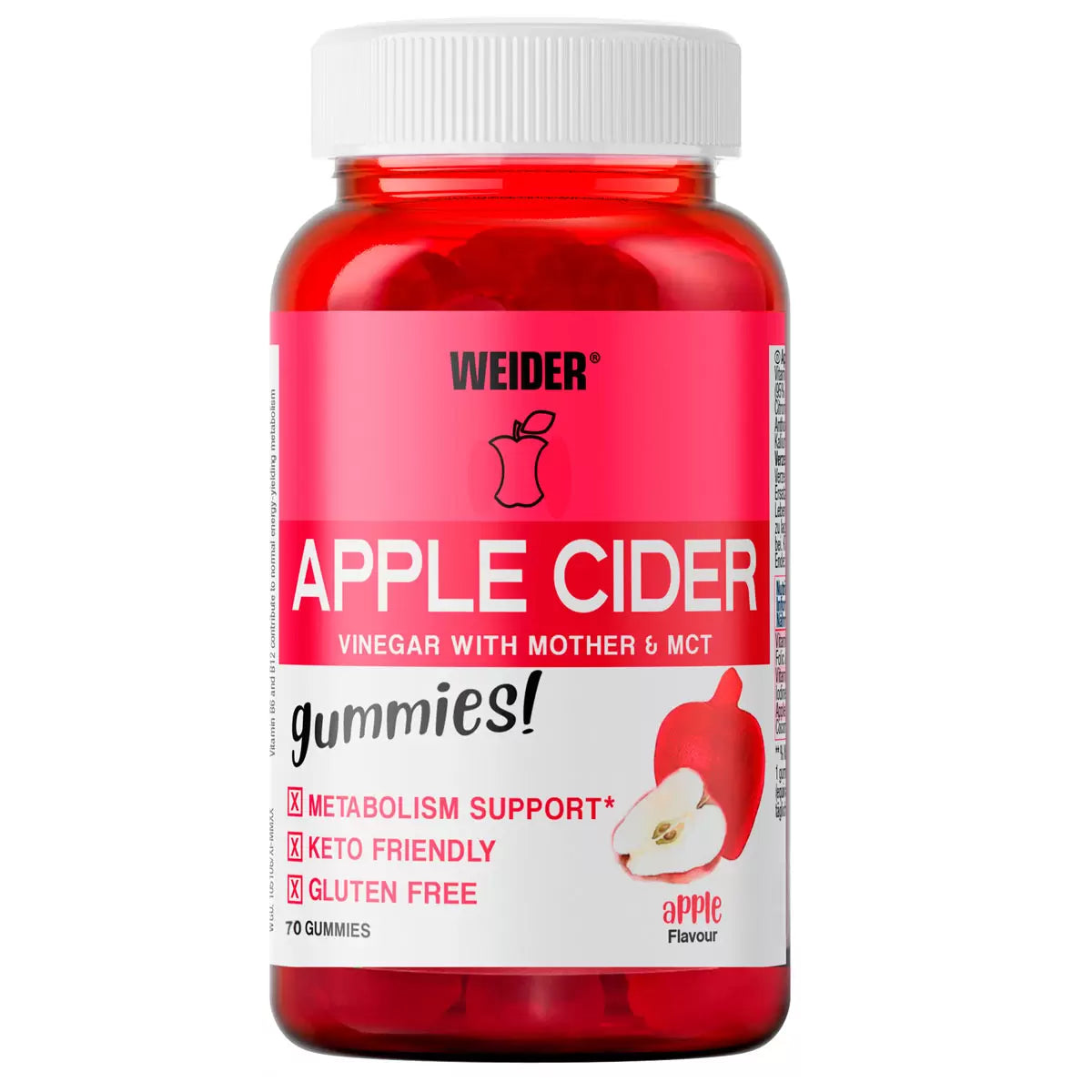 Weider Apple Cider Vinegar , 70 Count
