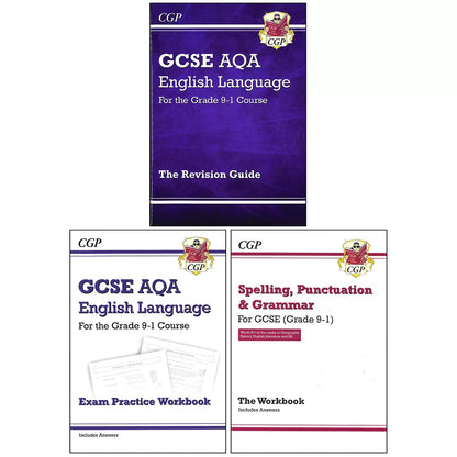 CGP GCSE Revision Books – 3 Books, Available in 5 Options
