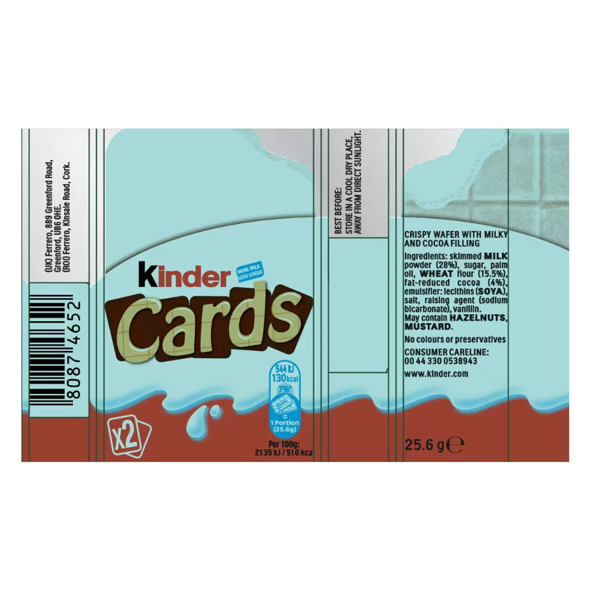 Kinder Cards, 30 × 25g