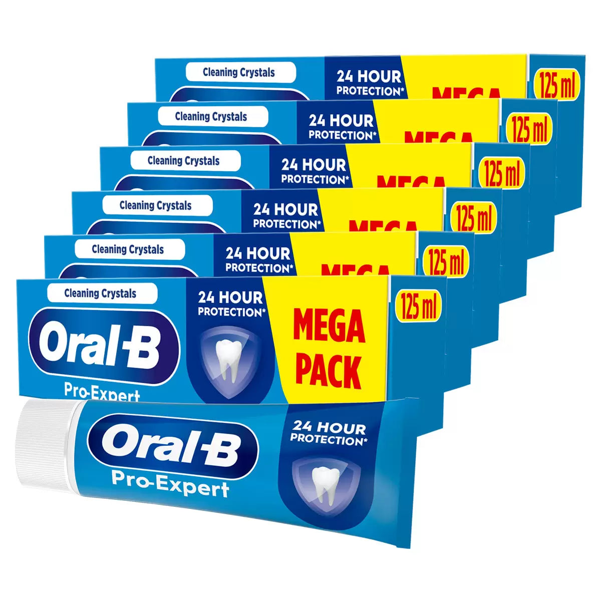 Oral-B Pro-Expert Professional Protection Toothpaste, 6 × 125ml