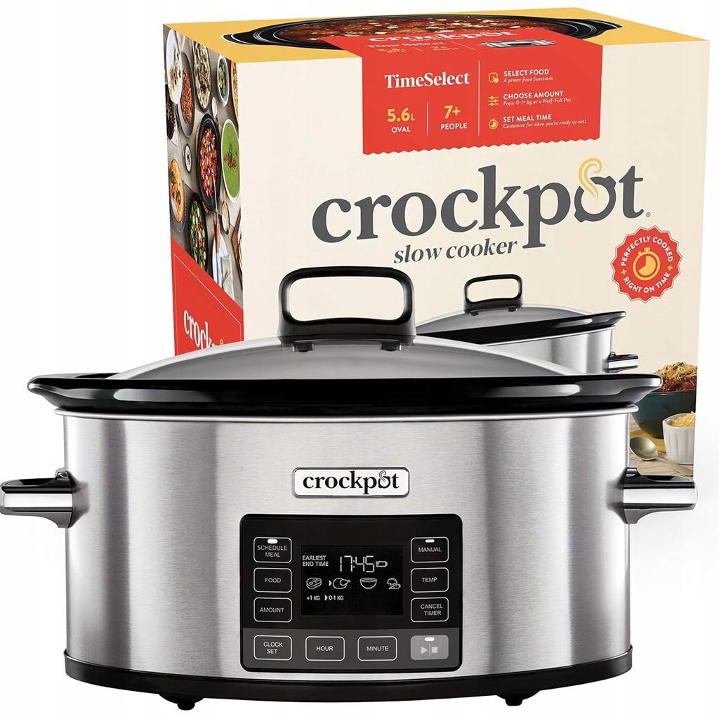 Crockpot TimeSelect 5.6L Digital Slow Cooker CSC066