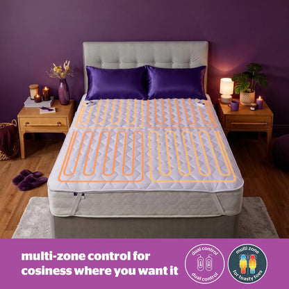 Silentnight Deep Sleep Ultimate Heated Quilted Mattress Topper, 3 Sizes