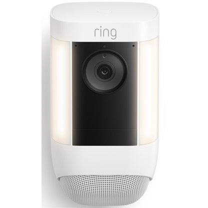 Ring Spotlight Cam 2nd Gen Battery Security Camera, White, 2 Pack