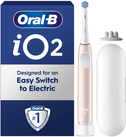 Oral-B iO2 Electric Toothbrush & Travel Case, Pink