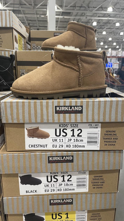 Kirkland Signature Kid's Shearling Slipper Boot